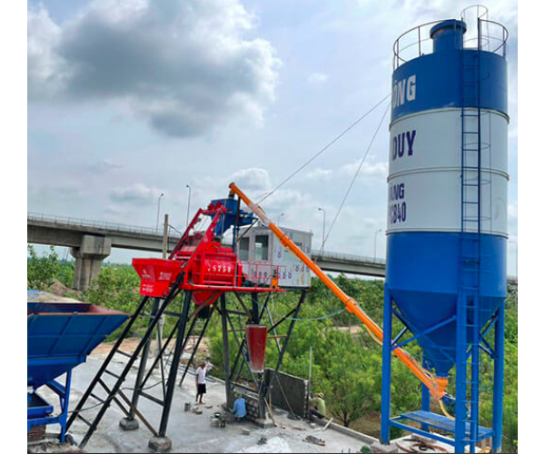 Trạm Trộn Bê Tông 35m3/h (HZS 35)