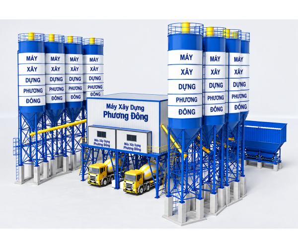 Trạm trộn bê tông 300m3/h